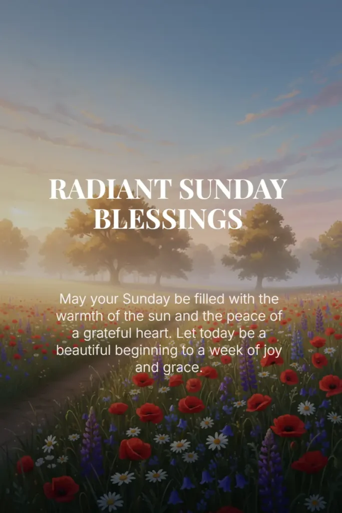 Happy Sunday Blessings to Start Your Day with Positivity