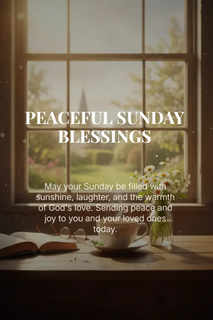 Sunday Blessings Quotes for Friends and Loved Ones