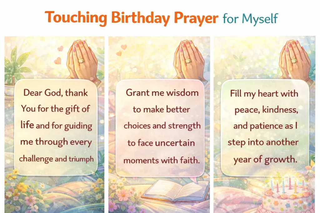 Touching Birthday Prayer for Myself