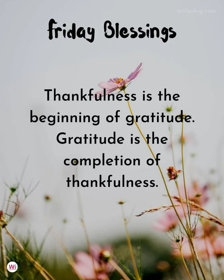 Friday Blessings