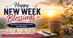 new week blessings